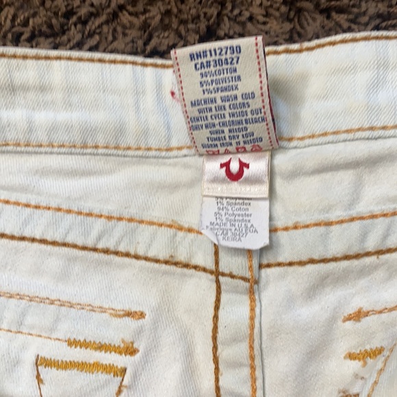 🔥True Religion Denim Shorts ***Excellent Pre-Owned condition;worn once*** - Picture 6 of 9